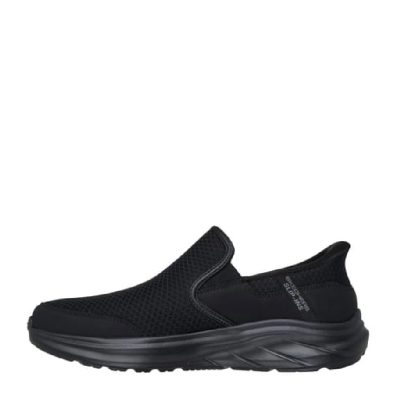 Skechers stoaver mens black slip in shoe
