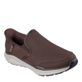 Skechers stoaver brown mens slip in shoe