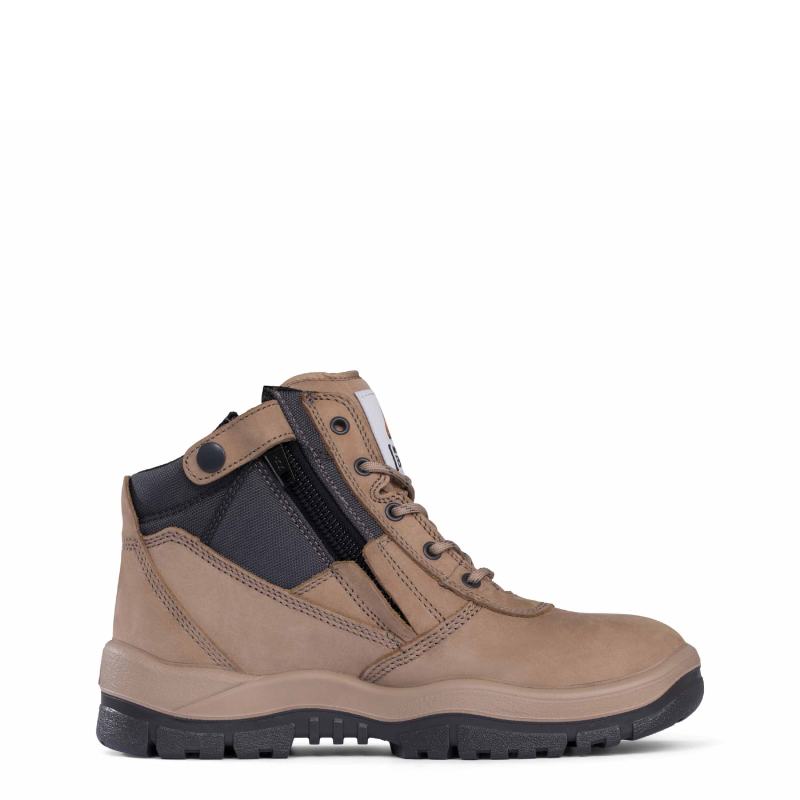 ZIPSIDER SAFETY BOOT - STONE