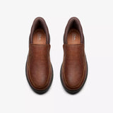 Clarks craftwell brown mens slip on