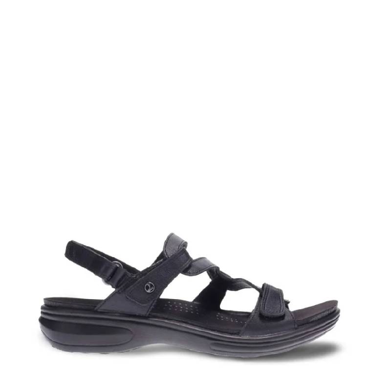 Revere Miami black womens adjustable sandal