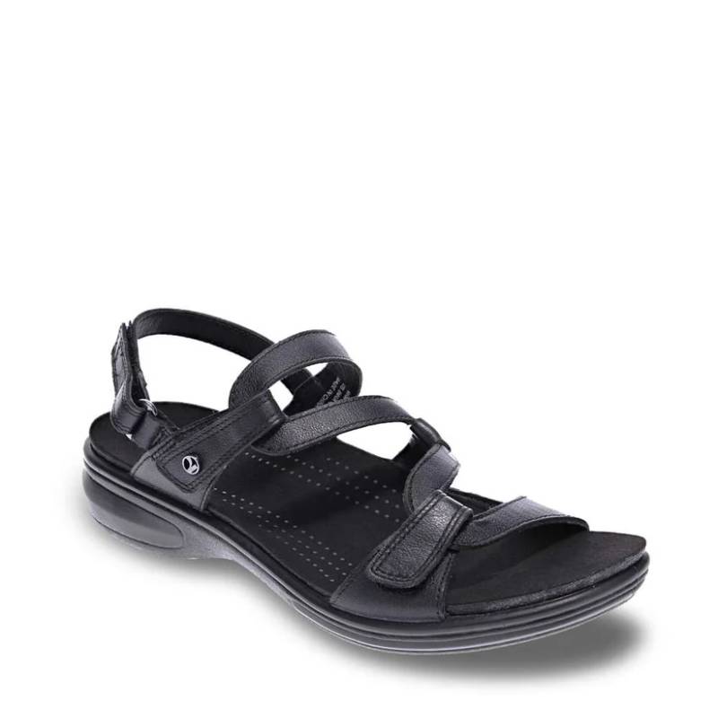 Revere Miami black womens adjustable sandal