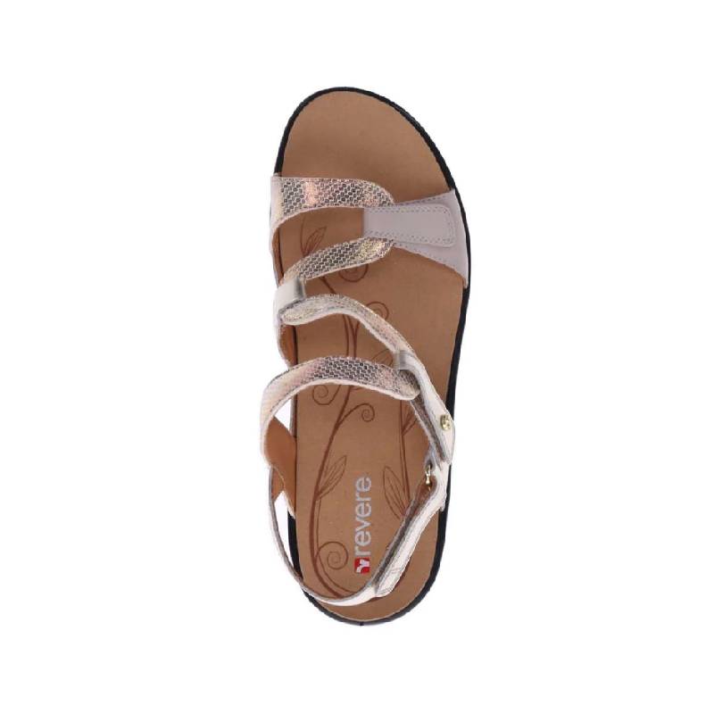 Revere miami mixed metallic sandal