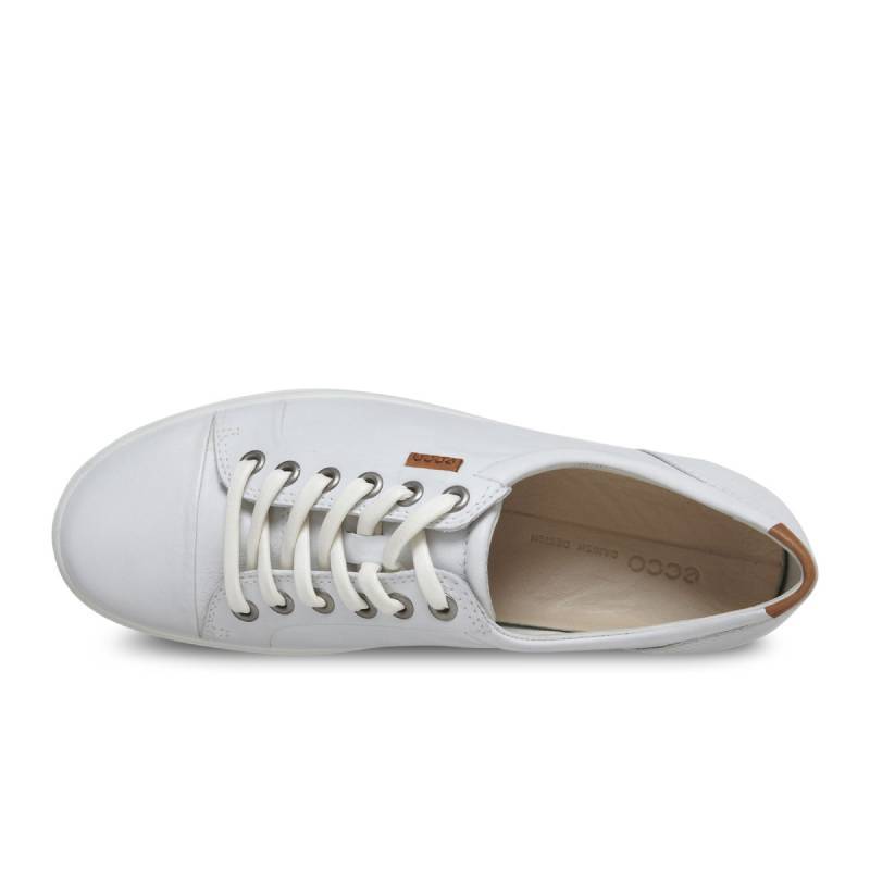 Ecco soft 7 white womens lace up
