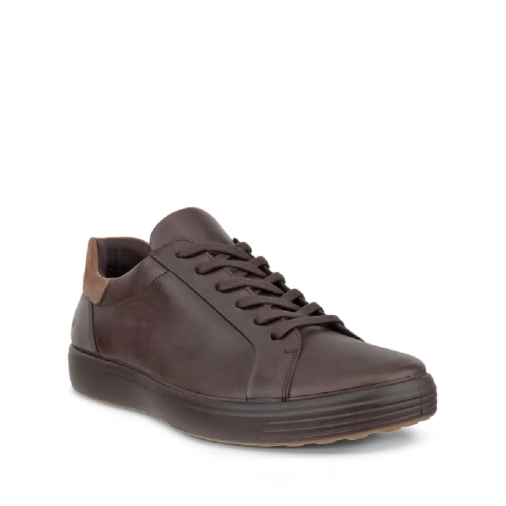 Ecco Soft 7 Mocha mens lace up