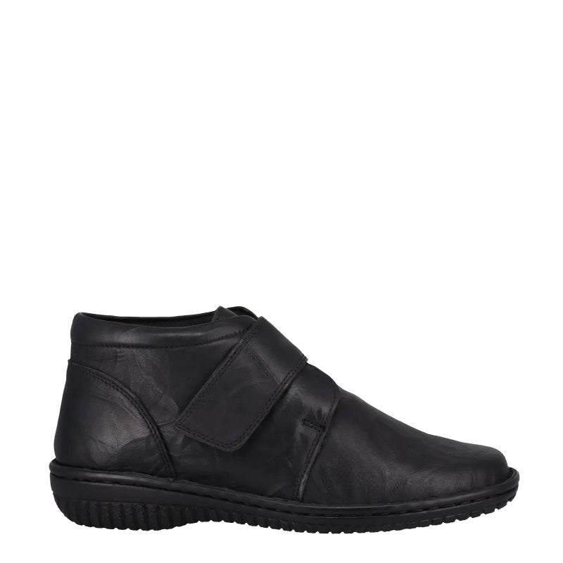 Cabello 5240 black velcro womens boot