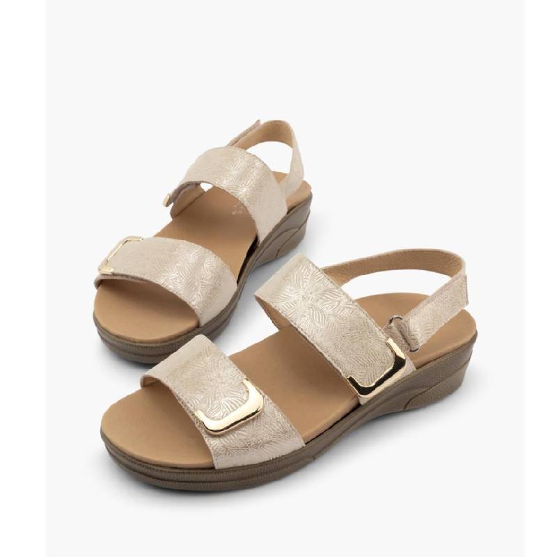 Klouds Elegance rose print womens sandal
