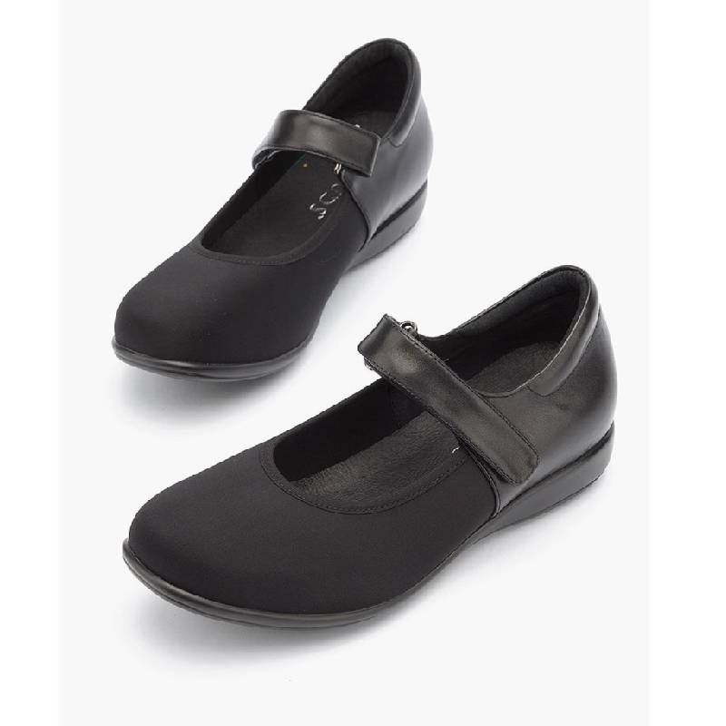 Klouds wisdom black stretch mary jane