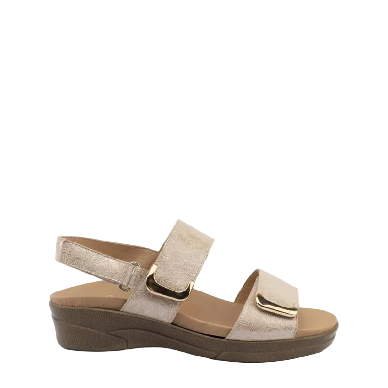 Klouds Elegance rose print womens sandal