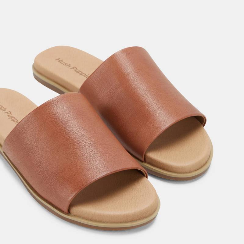 Hush puppies paradise tan slide
