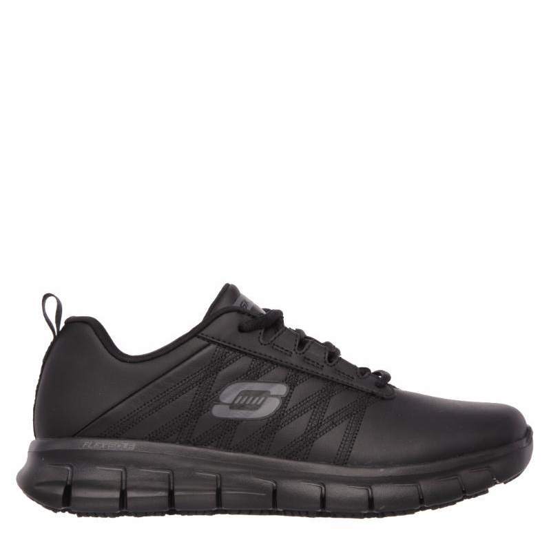 Skechers Erath Black work shoe