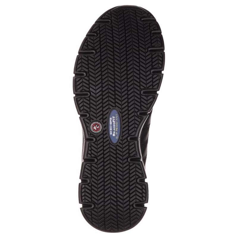Skechers Erath Black work shoe