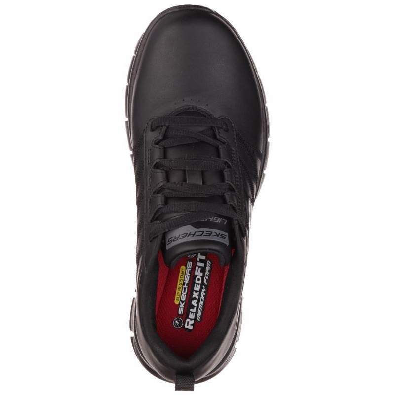 Skechers Erath Black work shoe