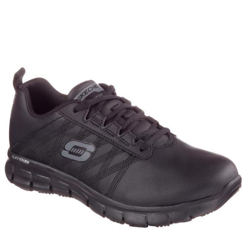 Skechers Erath Black work shoe