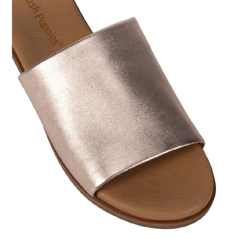 Hush puppies paradise rose gold slide