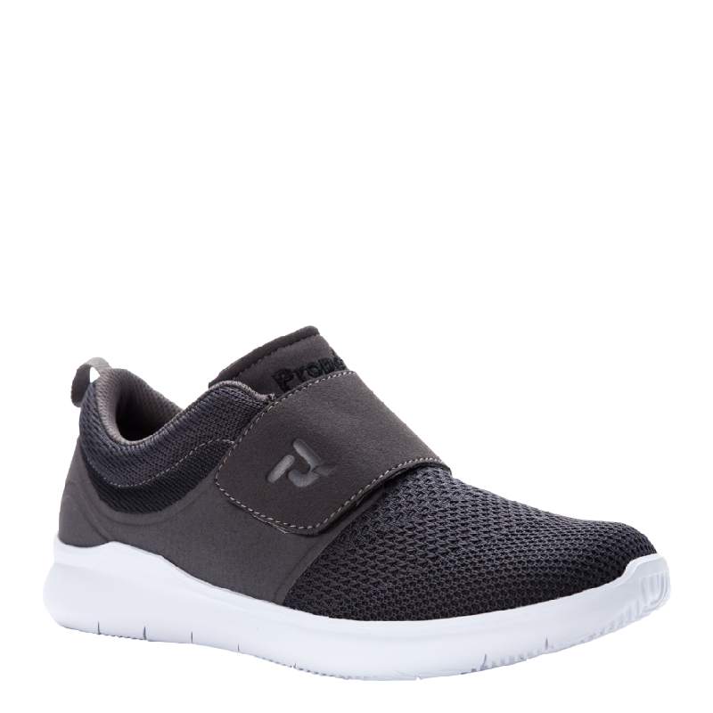Propet Viator Grey mens velcro shoe