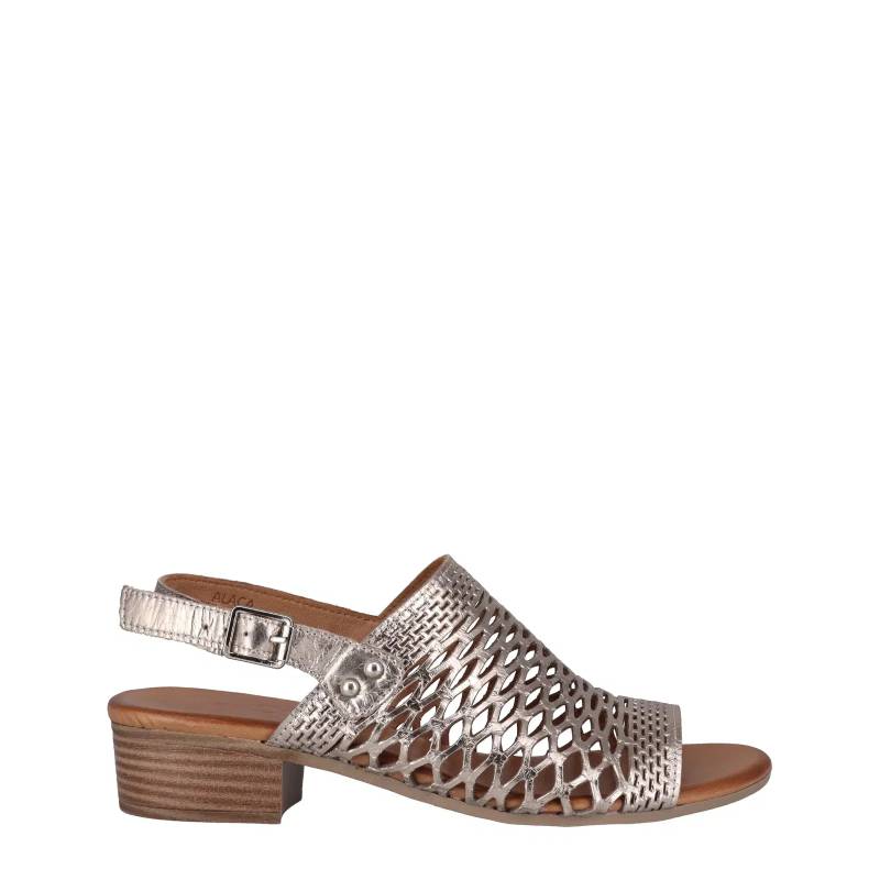 Cabello Alaca pewter womens sandal