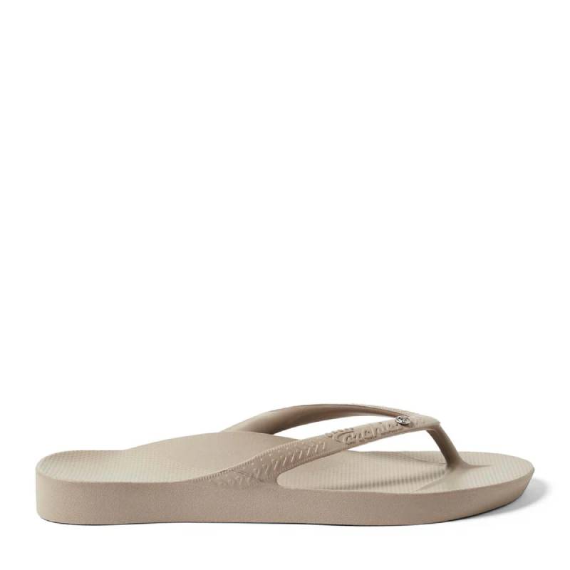Archies taupe crystal thong