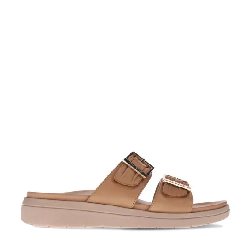mia vita bowie fawn womens leather slide