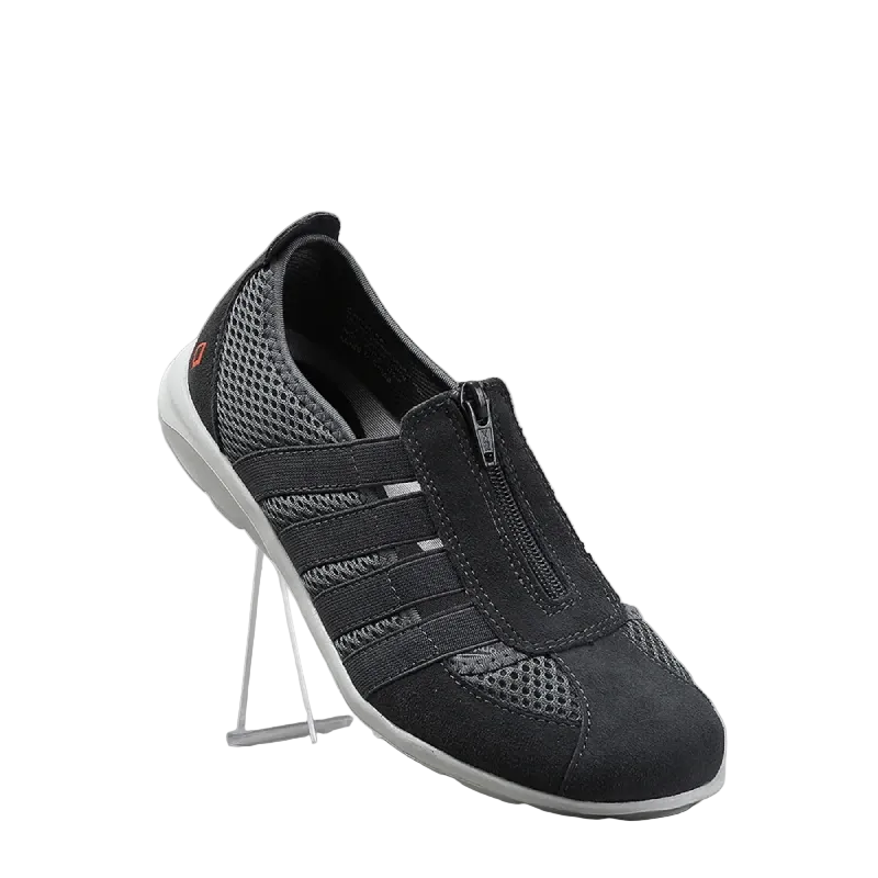 cc resorts charcoal womens zip up shoe