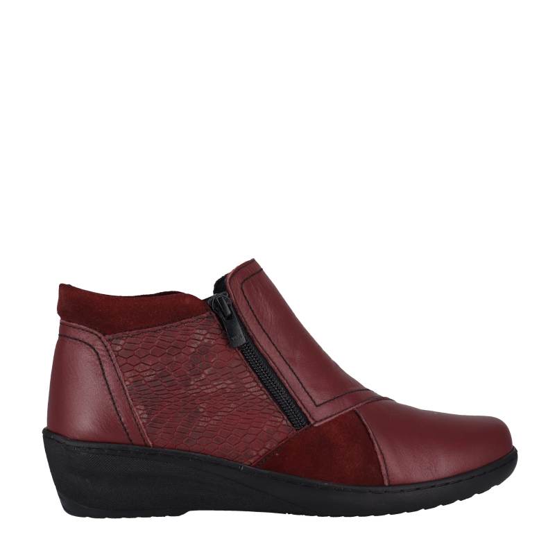 CP462-18 BOOT  - BURGUNDY COMBO