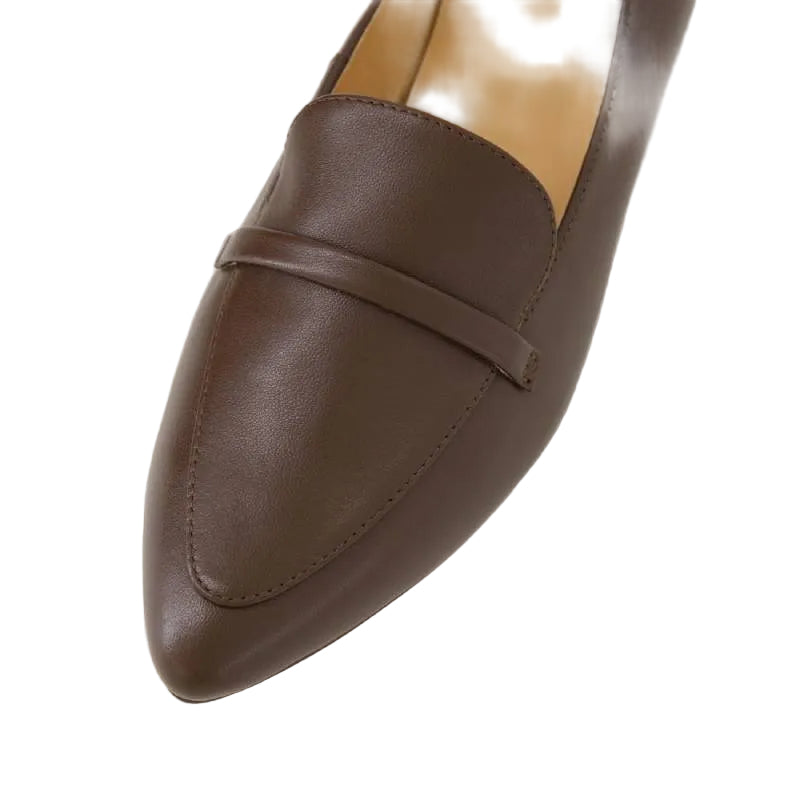 Diana Ferrari Daele dark brown ballet flats