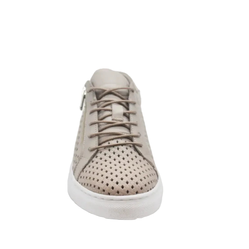 cabello upshot womens taupe leather lace up