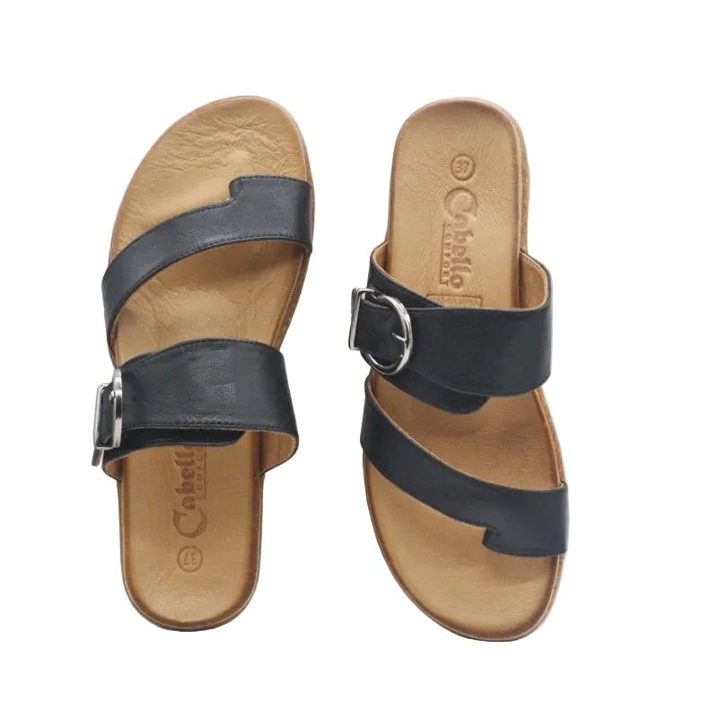 cabello archy black womens slide