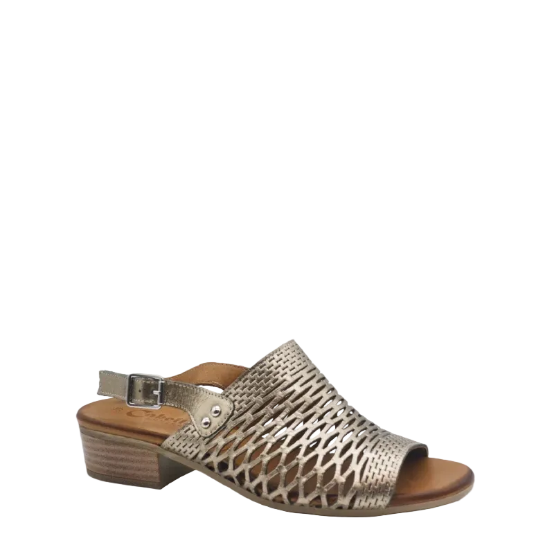 Cabello Alaca pewter womens sandal