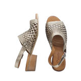 Cabello Alaca pewter womens sandal