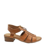 sala josy tan leather sandal