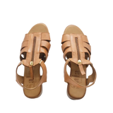 sala josy tan leather sandal