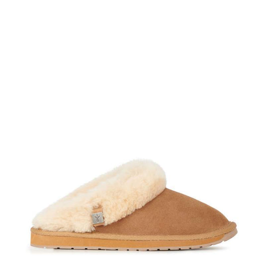 Emu Eden chestnut womens sheepskin scuff