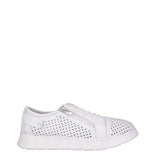 Cabello EG172 White ladies lace up