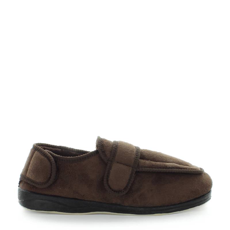 panda edison brown fully adjustable mens slipper