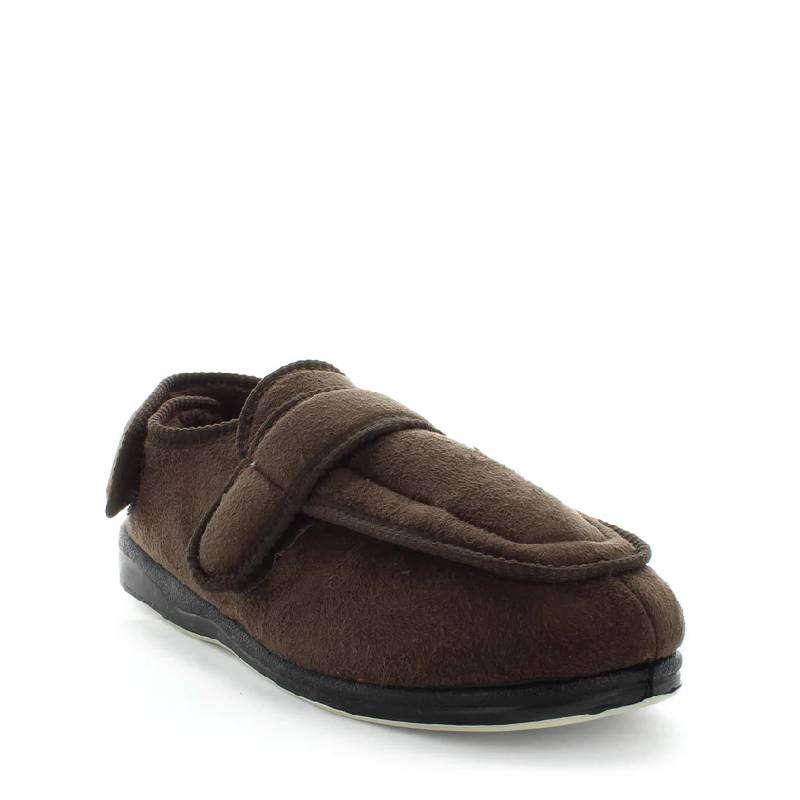 panda edison brown fully adjustable mens slipper