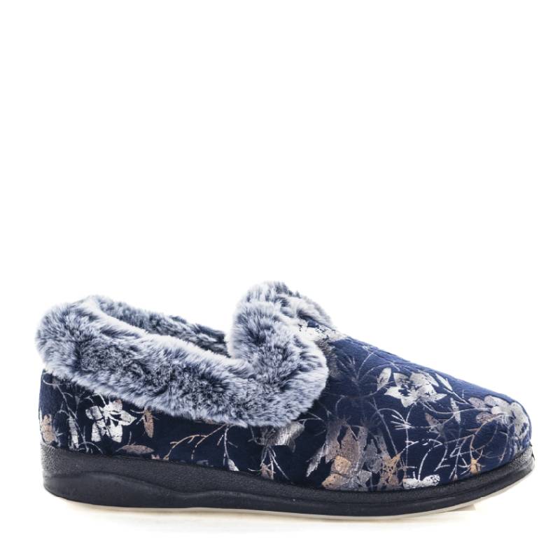 EMILLE WOMENS - NAVY PRINT