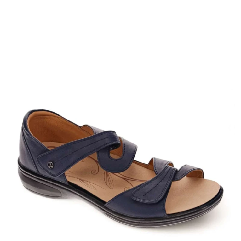 Revere Geneva royal blue adjustable womens sandal