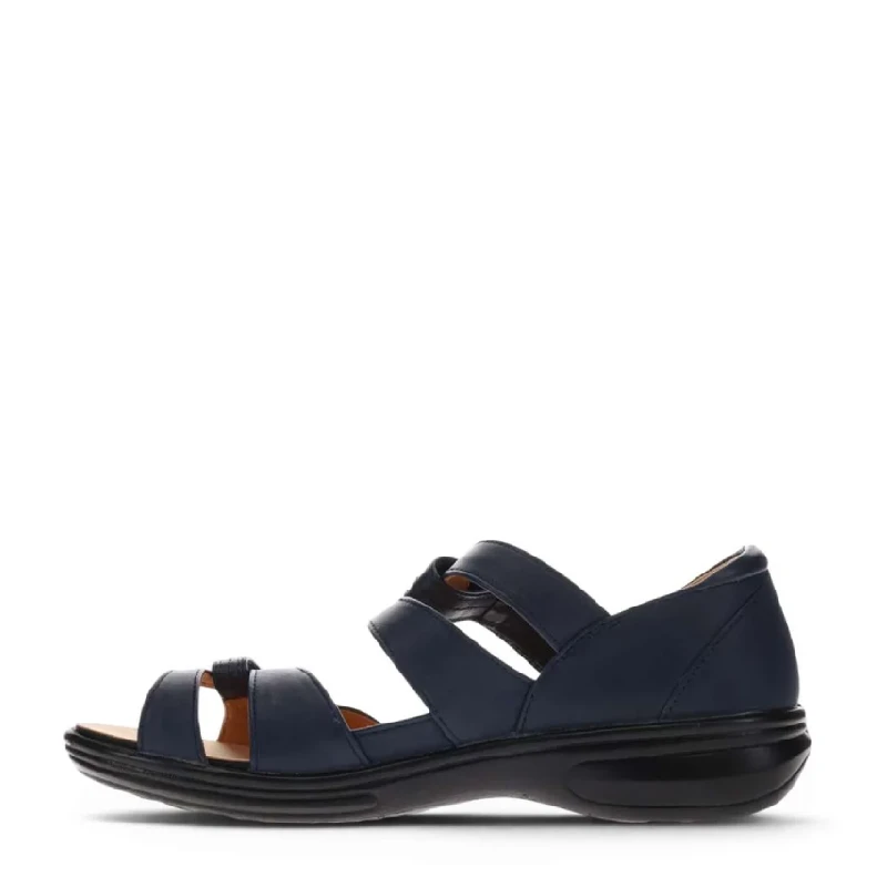 Revere Geneva royal blue adjustable womens sandal