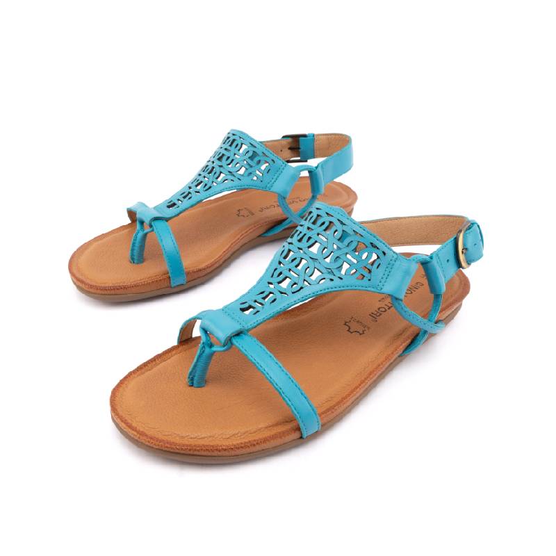 gino ventori frontier blue sandal