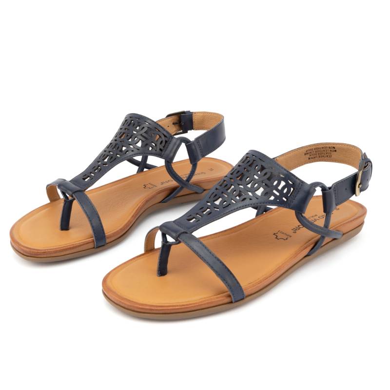 gino ventori frontier navy sandal