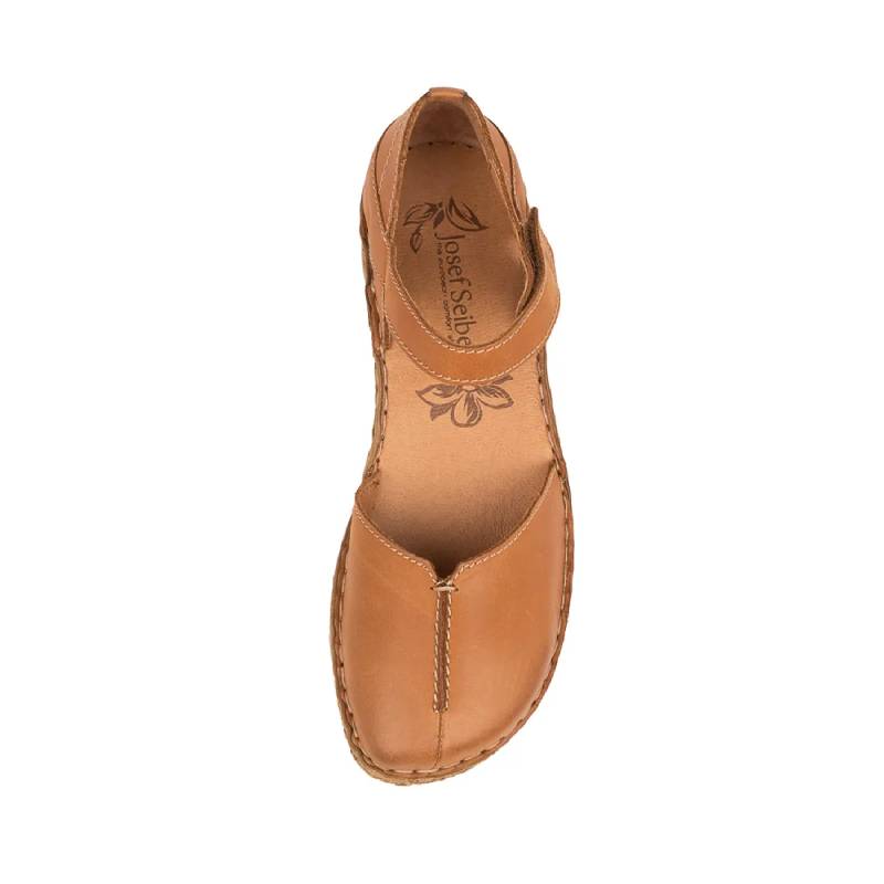 Josef Seibel rosalie 42 cognac womens closed toe sandal