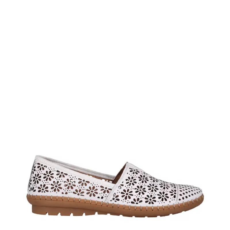 Cabello kylie white slip on 