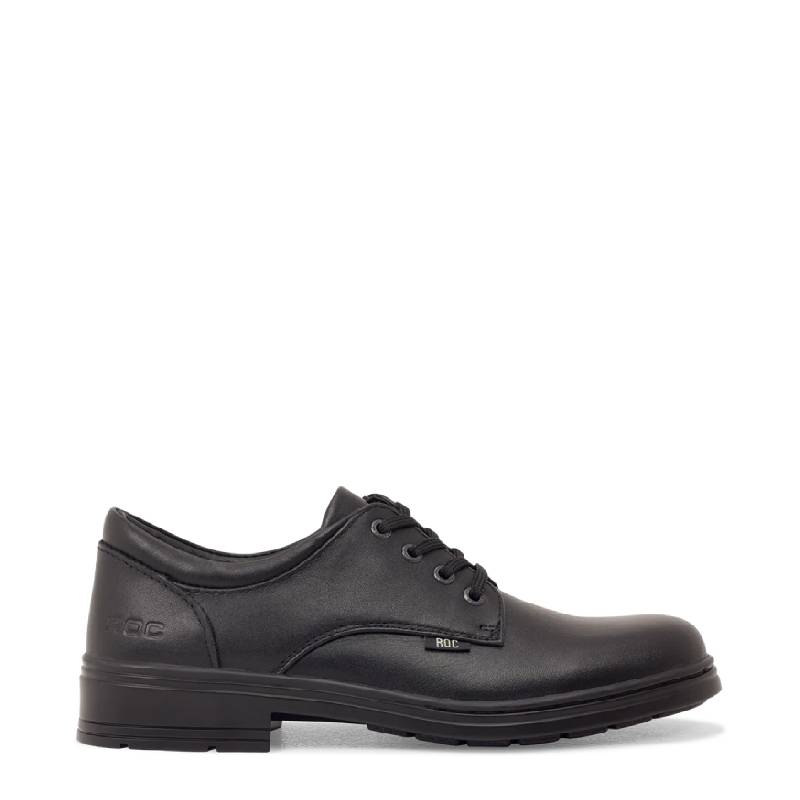 Roc Larrikin black school shoes