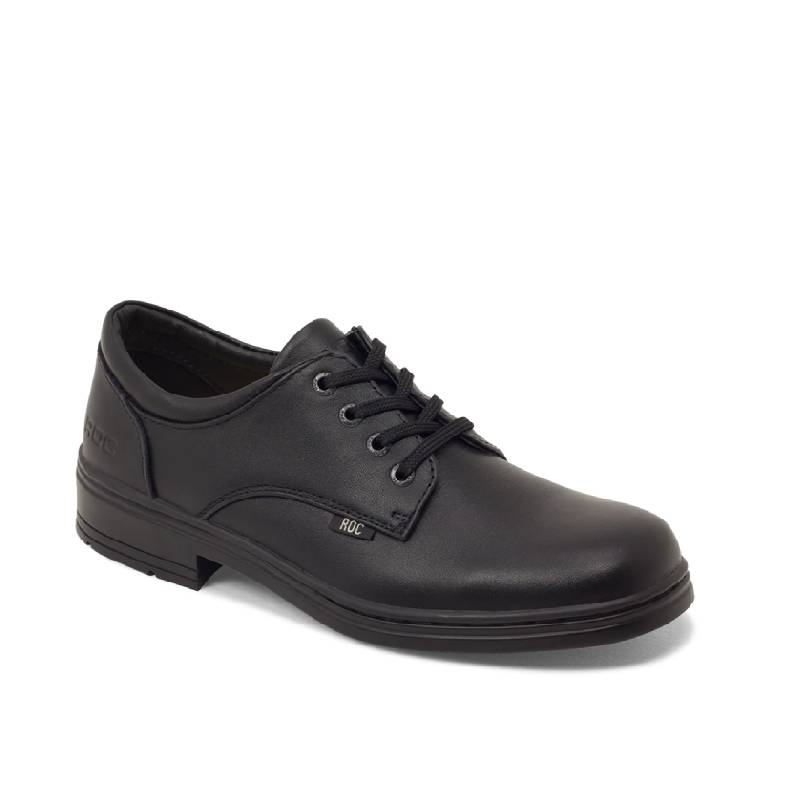 Roc Larrikin black school shoes