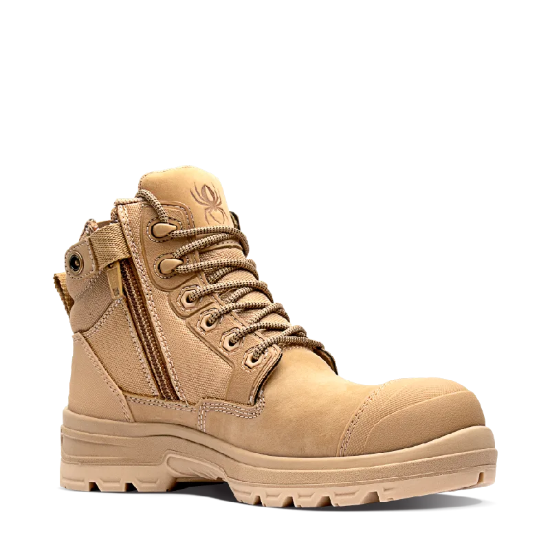 Redback lynx wheat lace up mens safety boot