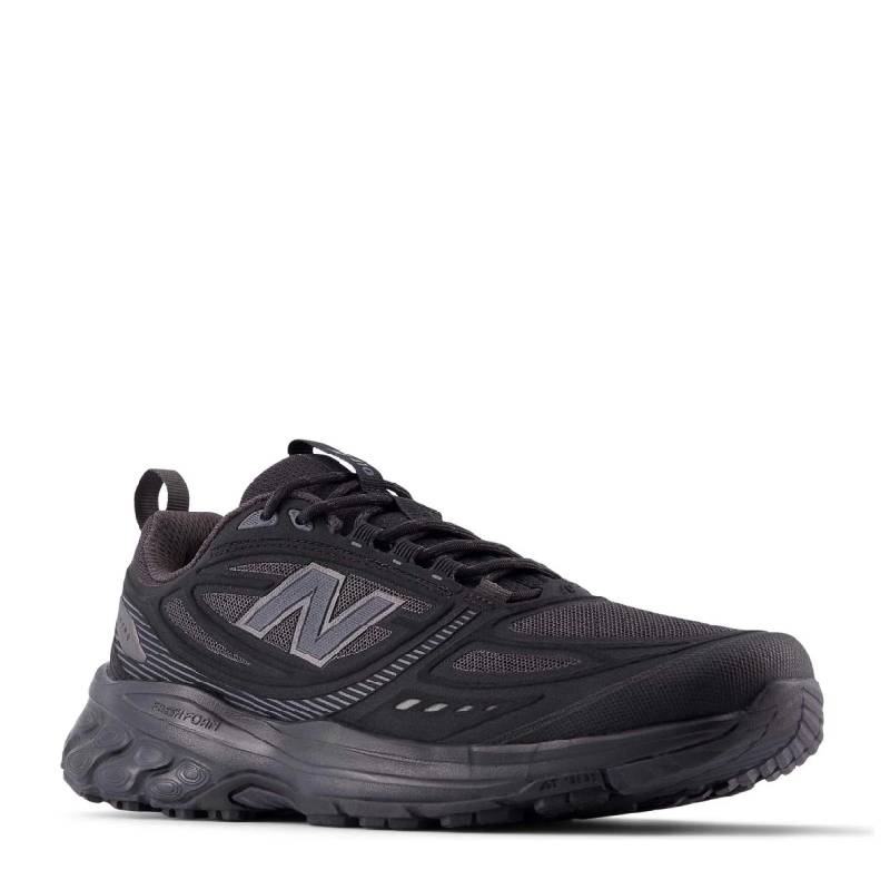 new balance m410 black mens trail shoe