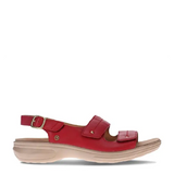 Revere Manilla Red womens adjustable sandal