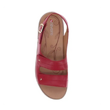 Revere Manilla Red womens adjustable sandal