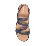 Revere miami navy adjustable womens sandal